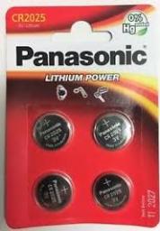  Panasonic Bateria Lithium Power CR2025 4 szt.