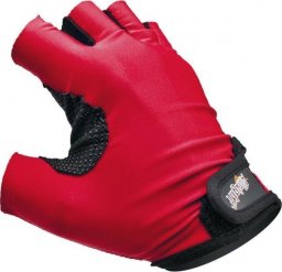  Allright Rękawiczki kulturystyczne Allright Lycra sportowe czerwone rozmiar L