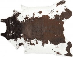  Beliani Dywan ekoskóra 130 x 170 cm biało-brązowy BOGONG