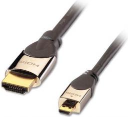 Kabel Lindy HDMI Micro - HDMI 1m srebrny (41421)