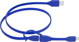Kabel USB TYLT USB-A - 0.6 m Niebieski (IP5-MIC24BL-T)