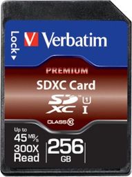 Karta Verbatim Premium SDXC 256 GB Class 10 UHS-I/U1  (44026)