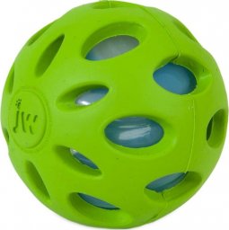  JW Pet JW PET CRACKLE BALL Piłka dla psa imitująca odgłos plastikowej butelki MEDIUM 8cm