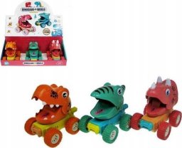 Figurka Hipo Dinozaur 11cm naciśnij i jedź 3 wzory HY-716 p9 mix cena za 1szt