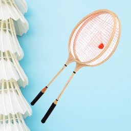  Dromader Badminton drewniany 02631
