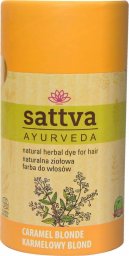  Sattva SATTVA_Natural Herbal Dye for Hair naturalna ziołowa farba do włosów Caramel Blonde 150g