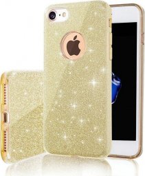  TelForceOne Nakładka Glitter 3w1 do iPhone 13 6,1" złota