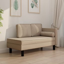  vidaXL vidaXL 2-osobowa sofa, cappuccino, sztuczna skóra