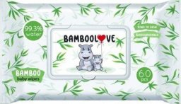  Cheeky Panda Chusteczki bambusowe nawilżane dla dzieci BambooLove 60 szt.