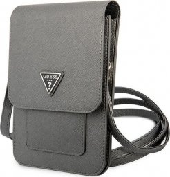  Guess Guess Torebka GUWBSATMGR szary/grey Saffiano Triangle