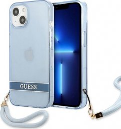  Guess Guess GUHCP13MHTSGSB iPhone 13 6,1" niebieski/blue hardcase Translucent Stap