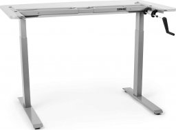 Duronic Duronic TM00 GY Stelaż biurka z regulacją wysokości blatu biurko stój siedź regulacja wysokości blatu