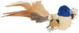  Trixie Zabawka ptaszek z piórami i kocimiętką 8 cm
