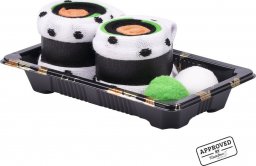  Soxo Skarpetki Damskie Męskie SOXO zielone sushi w pudełku 3645