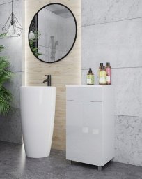 artmeble24 SZAFKA KOMODA ŁAZIENKOWA WISZĄCO - STOJĄCA 40 POŁ