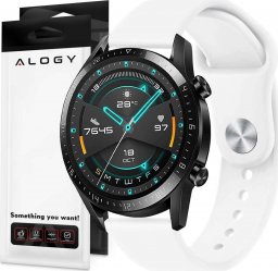  Alogy Alogy Gumowy Uniwersalny pasek sportowy soft band do smartwatcha 20mm Beżowy uniwersalny