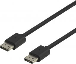 Kabel Deltaco DisplayPort - DisplayPort 1m czarny (DP8K-1010)