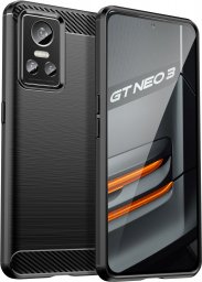  Hurtel Carbon Case elastyczne etui pokrowiec Realme GT Neo 3 czarny