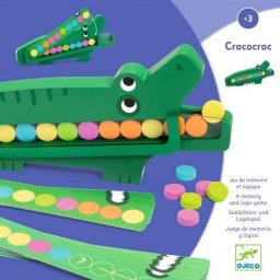  Djeco Djeco - edukacyjna gra drewniana - krokodyl