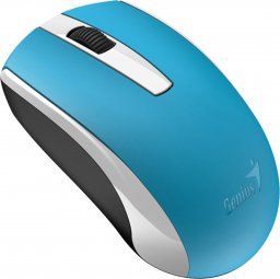  Genius Genius Mysz Eco-8100, 1600DPI, 2.4 [GHz], optyczna, 3kl., bezprzewodowa USB, niebieska, wbudowany akumulator