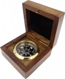  Upominkarnia Kompas mosiężny w pudełku drewnianym BN-2260