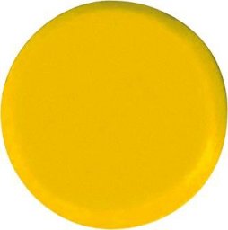  Eclipse Magnes biurowy, na tablicę/lodówkę, okrągły, żółty 20mm Eclipse