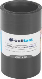  Cellfast Obrzeże ogrodowe proste 25cm x 9m Cellfast grafitowe