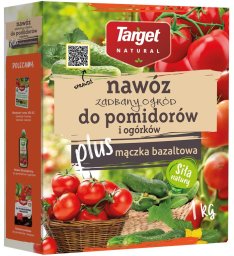 Target Nawóz do pomidorów i ogórków z mączką bazaltową zadbany ogród 1 kg Target