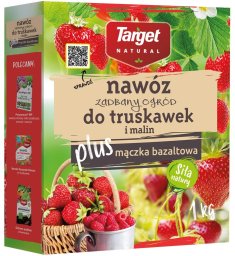 Target Nawóz do truskawek i malin z mączką bazaltowa zadbany ogród 1 kg Target