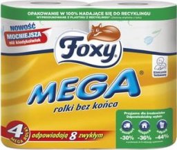 Foxy Papier toaletowy Foxy Mega 4 rolki, 3 warstwy  [102|14]