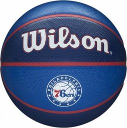  Wilson Piłka do Koszykówki Wilson NBA Tribute Philadelphia (Jeden rozmiar) Niebieski