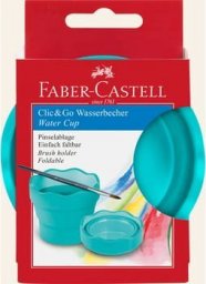 Faber Pojemnik na wodę clic&go turkusowy Faber-Castell  [610|12]