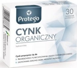  Salvum Protego, Cynk Organiczny, 30 tabletek - Długi termin ważności!