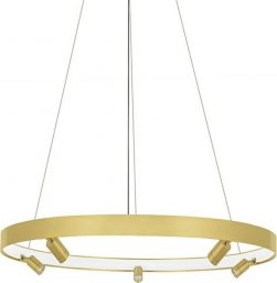 Lampa wisząca Moosee Regulowana lampa wisząca Circle LED 75,8W 3000K złoty ring
