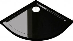 Brodzik Toule Brodzik niski 5 czarny 80x80 BLACK LOFT industrial do Lisy i nie tylko