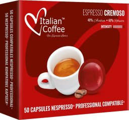 Italian Coffee Cremoso kapsułki kompatybilne z systemem NESPRESSO PROFESSIONAL - 50 kapsułek