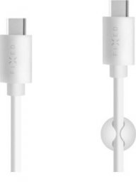 Kabel USB Fixed USB-C - USB-C 2 m Biały (FIXD-CC2M-WH)