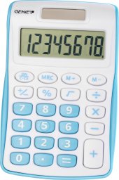 Kalkulator Genie GENIE Taschenrechner 120 B 8-stellig blau