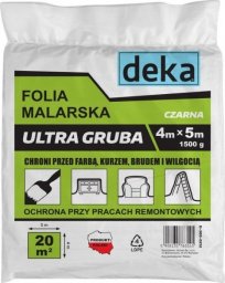 Folia malarska Deka FOLIA MALARSKA ULTRA GRUBA CZARNA 4*5M 1500G