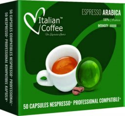 Italian Coffee Espresso Arabica kapsułki kompatybilne z systemem NESPRESSO PROFESSIONAL - 50 kapsułek