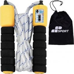 Skakanka sportowa MP Sport MP SPORT Jump Rope - Sponge Handle with Counter - Skakanka z licznikiem z miękkim uchwytem