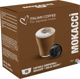  Italian Coffee Mokacci Italian Coffee kapsułki do Dolce Gusto - 16 kapsułek