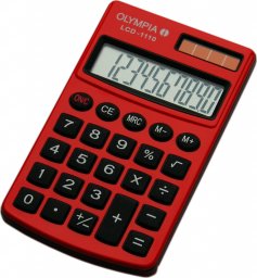 Kalkulator Olympia Olympia Taschenrechner LCD-1110 rot