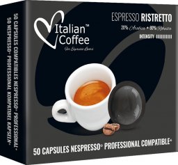 Italian Coffee Ristretto kapsułki kompatybilne z systemem NESPRESSO PROFESSIONAL - 50 kapsułek