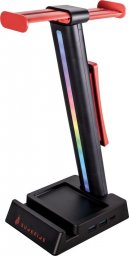  Surefire SureFire wielofunkcyjny stojak na słuchawki Vinson N2 Dual Balance RGB, czarny, tworzywo ABS, 48847, czarna, 2x USB 3.2 Gen
