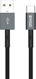 Kabel USB BWOO BWOO kabel X211C USB - USB-C 1,0m 2,4A czarny