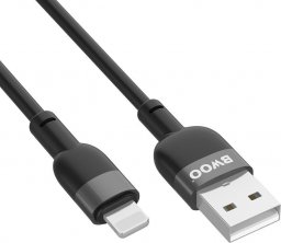 Kabel USB BWOO BWOO kabel X230L USB - Lightning 1,0m 2,4A czarny