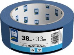  Sila Taśma maskująca malarska niebieska UV 38 mm 33 m