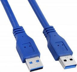 Kabel USB Pawonik USB-A - USB-A 1 m Biały (232)