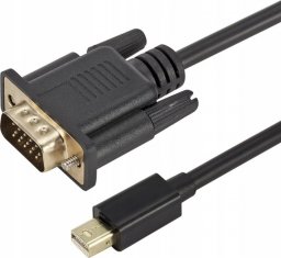 Kabel Pawonik DisplayPort Mini - D-Sub (VGA) 1.8m czarny